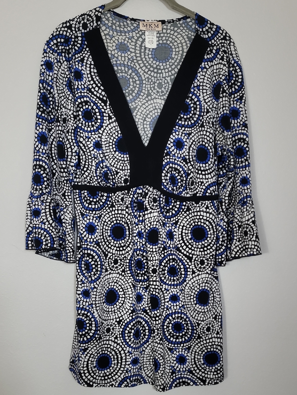 Y2K MKM Designs Babydoll Tunic Top Size XL Bell Sleeve Witchy Whimsigoth Fairy